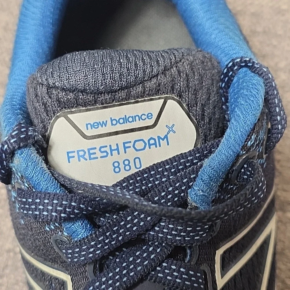 New Balance Shoes Mens 5.5 Fresh Foam 880 Blue Green Running SEE PICTURES